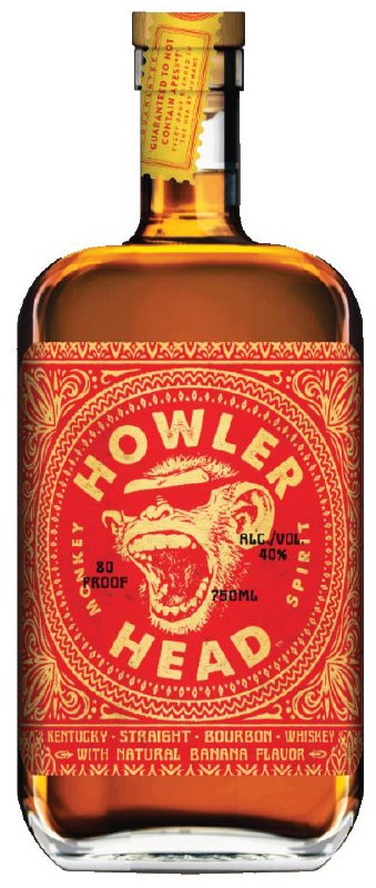Howler Head Kentucky Straight Banana Bourbon-750ml - Rayzr's Cellar